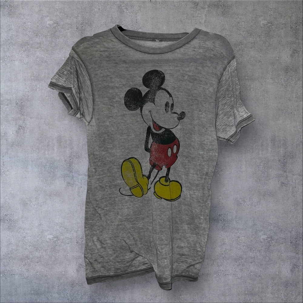 Disney Mickey Mouse Gray T-Shirt